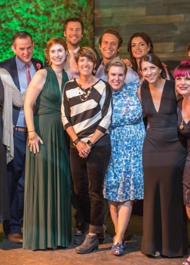 Group photo of guests