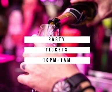 Party ticket graphic