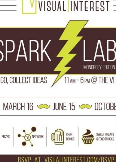 SparkLab Monopoly Edition invitation